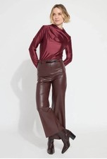 NWT Lysse New York Pants Vegan Leather Size Small - Hip/Urban/Sleek Orig 135
