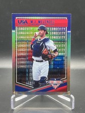 M.J. MELENDEZ 2018 Panini Stars & Stripes LONGEVITY HOLOFOIL RC /99 Royals #86