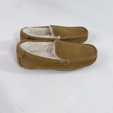 Koolaburra By UGG Slippers Mens 8 Tipton Brown Suede Moccasin Shearling Comfort