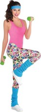 Exercise Kit 80's Retro Maniac Suit Yourself Fancy Dress Halloween Adult Costume
