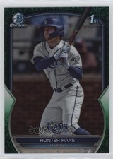 2023 Bowman Draft Chrome Green Grass Refractor /99 Hunter Haas #BDC-160 0w27