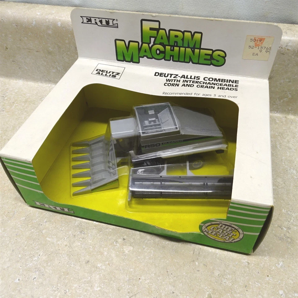 Vintage Ertl Farm Machines Deutz-Allis Combine Gleaner In Box, Die-Cast 1987 - Image 2 of 4