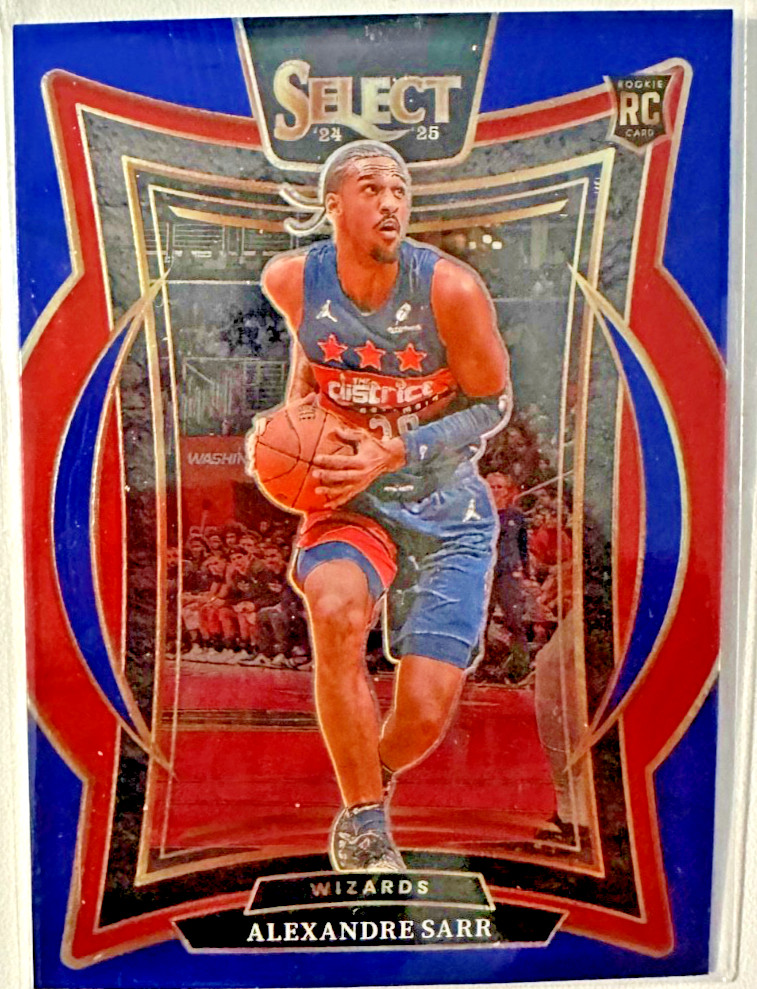 2024-25 Panini Select - Concourse Alexandre Sarr #73 Blue Prizm (RC)