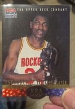 1996 Upper Deck USA Basketball - Deluxe Gold Foil-Hakeem Olajuwon #23HO3 NM-MT 