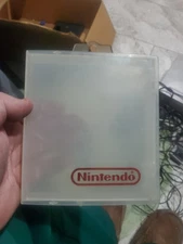 VINTAGE NINTENDO HARD PLASTIC CLAMSHELL CLEAR CASE