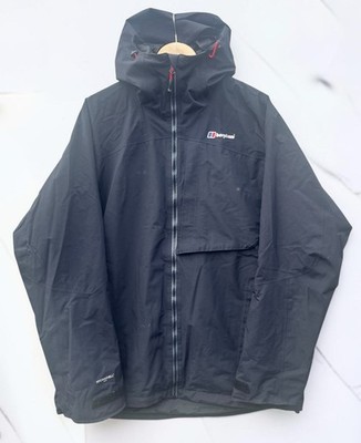 Berghaus Hydroshell Elite Men's Black Coat Jacket Waterproof Hiking - XL