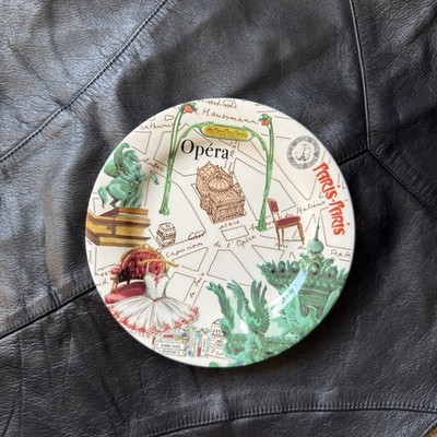 Bread & Butter Plate Opéra , Paris-Paris  Pattern  From  GIEN