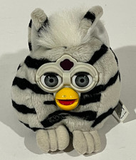Tiger Electronics 1999 Furby Buddies BeanBag Plush Zebra stripped 70-700