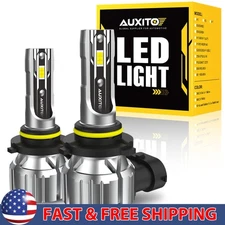 2PCS 9006 HB3 LED Headlight Bulbs Conversion Kit High Beam Super Bright White