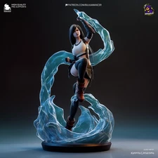 Tifa Lockhart - Final Fantasy VII 1/8 Scale Figure 3D Print Model Kit Unpainted