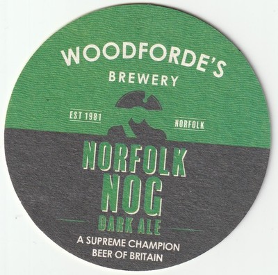 BIERMATTE - WOODFORDE'S NORFOLK ALES - NORFOLK NOG DARK - (Katnr. 037) - (2017)