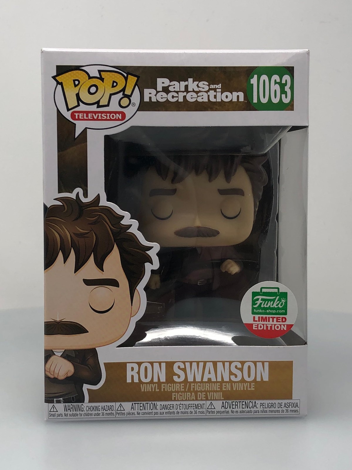 Funko Pop! Ron Swanson #1063 Caja Dañada Ver Fotos