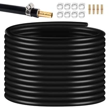 Self Sinking Aeration Hose,3/8 inch 100 Ft Weighted Pond Aeration Tubing with 