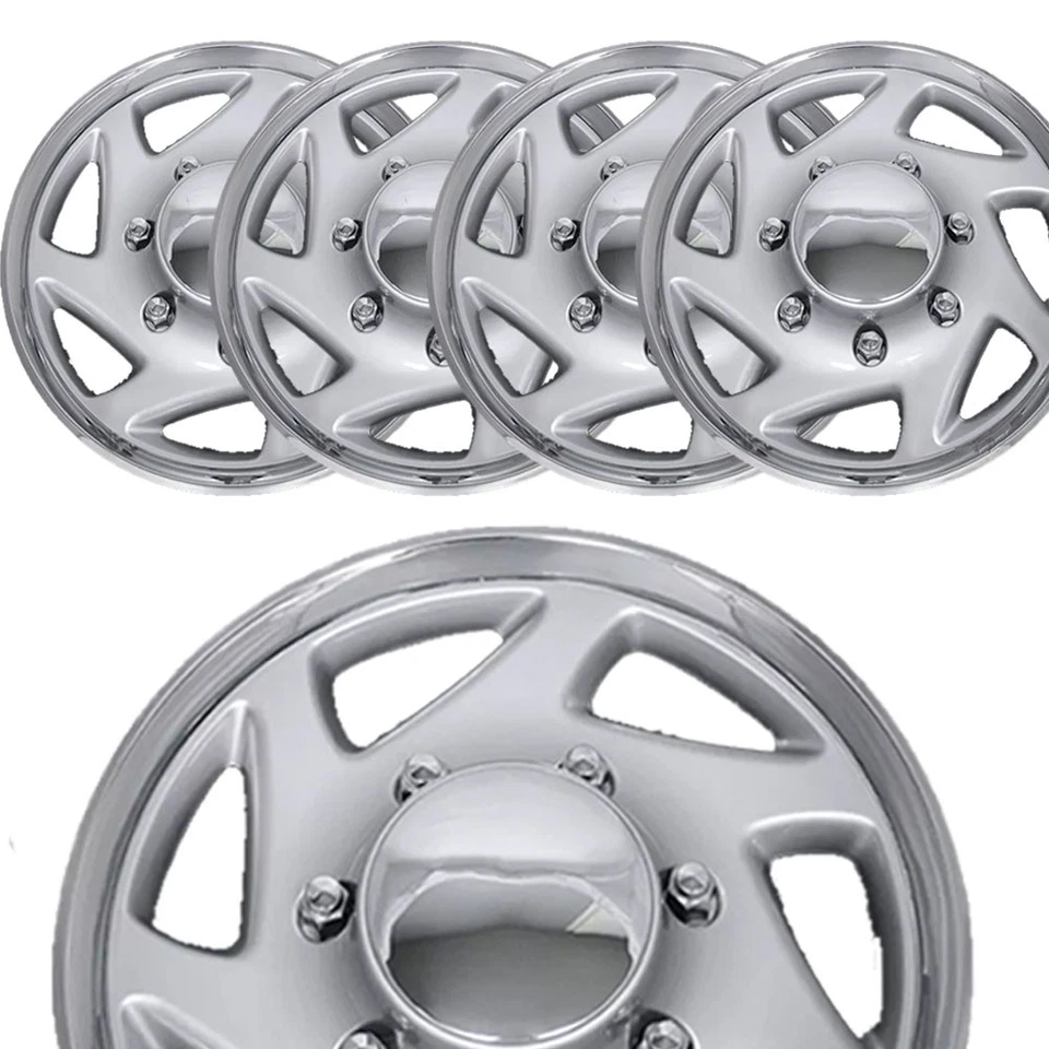 4 Cubiertas de rueda completas nuevas Ford E150 E250 Econoline Van 16" tapacubos simuladores de llantas Foto 3 de 4