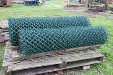 PLASTIC COATED CHAIN LINK FENCING 6'