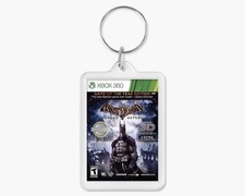 Custom xbox 360 game cover art acrylic keychain - personalised any game