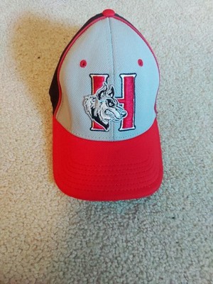 Huskies Team Flexfit Hat Small/Medium Red Black And Gray