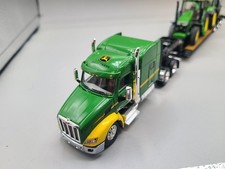 1/64 Speccast Ertl Dcp Johndeere Peterbilt Hauling Set Toy Farm Tractor