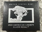 2023 American Liberty 1oz .999 Silver Medal with OGP Box & COA