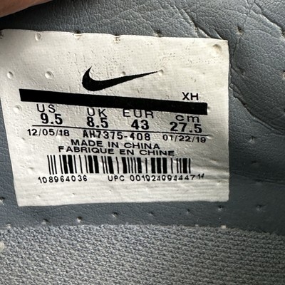 Nike Mens 9.5 Vapor 12 Academy FG/MG AH7375 408 Shoes Gray  display picture 1