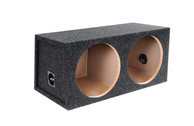 10 in Dual Angled Design Compact Sealed Subwoofer Enclosure Precision CNC-Cut, P