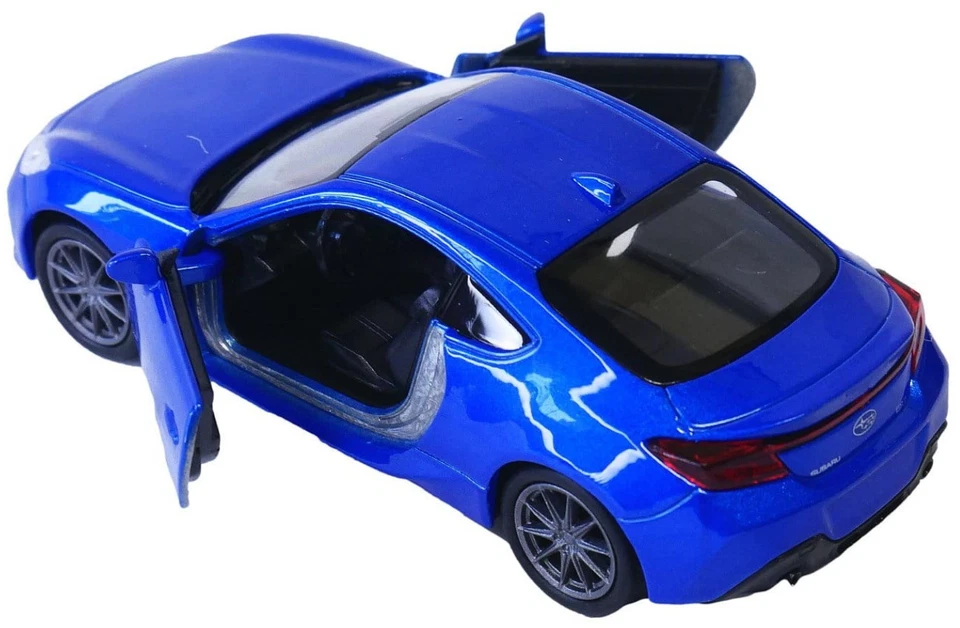 Welly Subaru BRZ Blue Metallic 1:34 1:39 Scales 4.5 Inch US IMPORT DUTIES PAID - Image 4 of 4