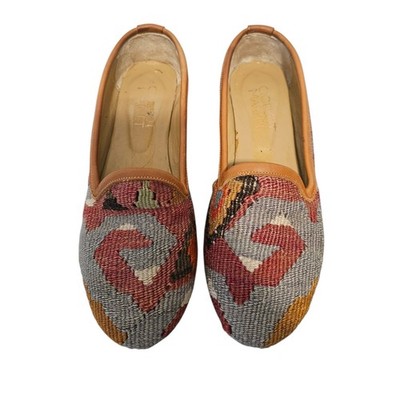 OCELOT MARKET Women's Turkish Kilim Loafers 6 US/37 EU