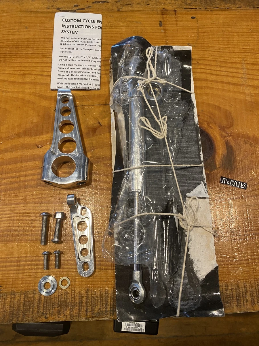 Custom Cycle Front Steering Damper Kit for 1997-2007 Harley
