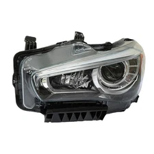 FULL LED Left Side For 2014-2016-2019-2022 Infiniti Q50 Headlight w/o AFS Chrome
