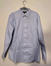 Banana Republic Non-Iron Standard Fit Dress Shirt Mens - Large Light Blue