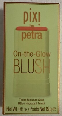 NEW Pixi By Petra On The Glow Blush Tinted Moisture Stick Shade is Juicy 0.6oz