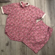 VTG 80s Walking Shorts  Shirt Matching Aurea Pink Women  s SZ 10 MD