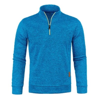 Herren Half-Zip Pullover Sweatshirt - lässig & kuschelig