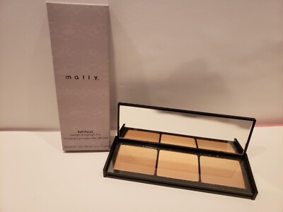 Mally Soft Focus Lowlight & Higlight Trio Mocha Martini, Rose All Day 0.42 Oz
