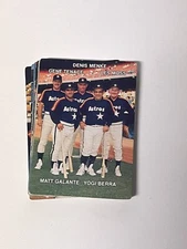 1987 Mother's Cookies Houston Astros Singles You Pick
