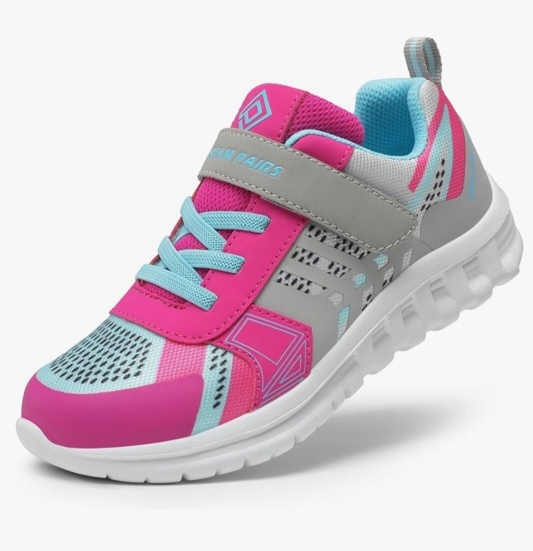 DREAM PAIRS Kids Sneakers Sz 3 Pink Athletic Shoes - New In Box