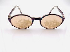 Vintage Gitano 508 Blue Purple Oval Sunglasses FRAMES ONLY USA