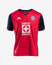 PIRMA 3er JERSEY CRUZ AZUL MEN  S ALTERNATIVO 100 Authentic 24/25 ROJO