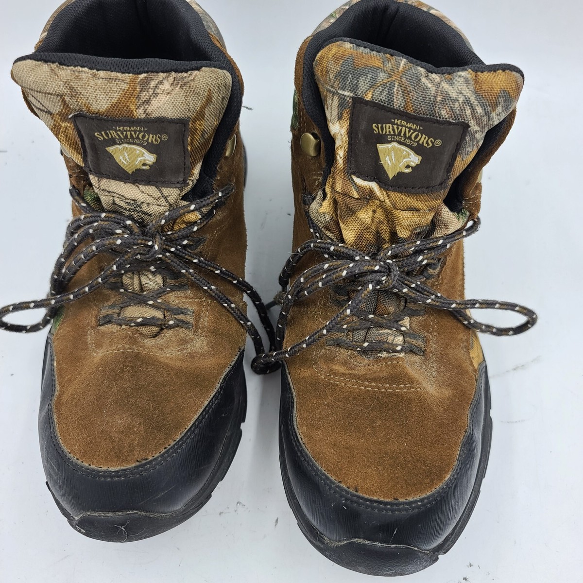 Herman Survivors Camo Waterproof Ankle Lace Up Hunting Boots  display picture 2