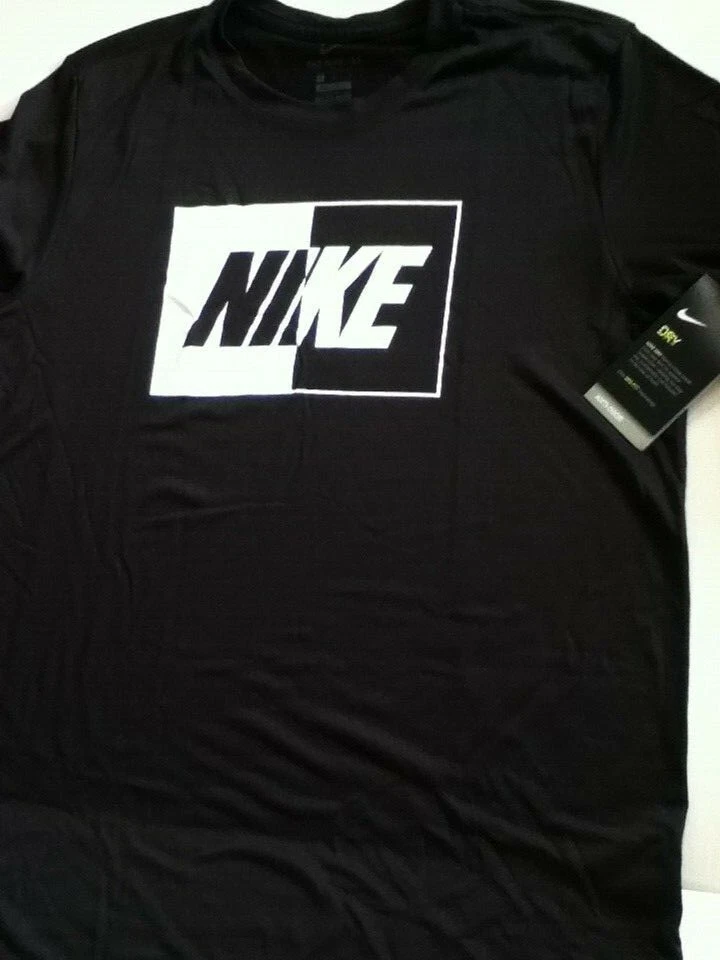 NIKE AIR DRY BLACK T-SHIRT CI7357-010 | eBay