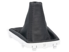 SCHALTMANSCHETTE FUR FORD KUGA 3 2019-2023 SCHALTSACK NATURLEDER SCHWARZ