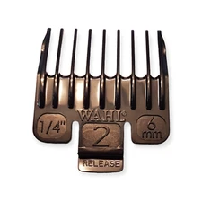 #2 Wahl Clipper Guide Comb Guard 1/4th inch 6mm OEM Fits Most WAHL CLIPPERS