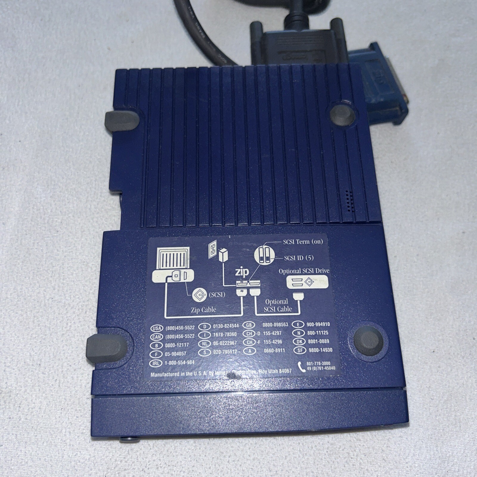 Iomega Z100S2 100MB External SCSI Zip Drive 102645843728 eBay