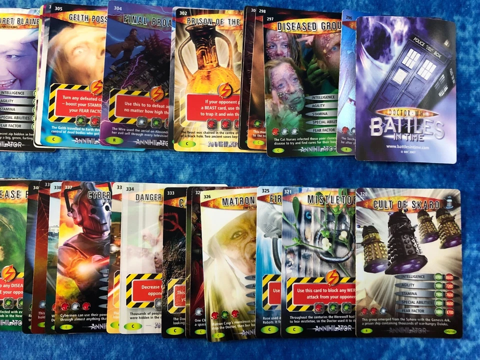 Doctor Who Battles in Time 2: Annihilator SINGLE CCG Trading card by Topps 2007 - Image 4 of 4