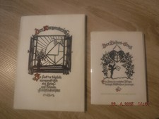 BRIEFKARTEN PLISCHKE KUNST Liebes-Gruß Morgenbrief Mappe 47 / 8 Umschläge Papier