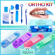 3x Braces Cleaning Kit Portable Orthodontic Toothbrush Oral Care -8 Each EXPRESS
