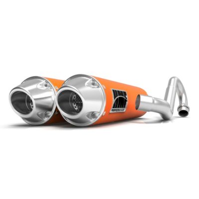 HMF Performance Orange Dual Full System Exhaust Polished Euro General/RZR S 1000