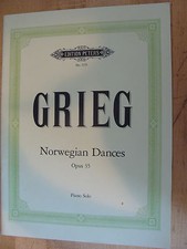 Norwegian Dances Op 35 1 thru 4 by Edvard Grieg piano solo