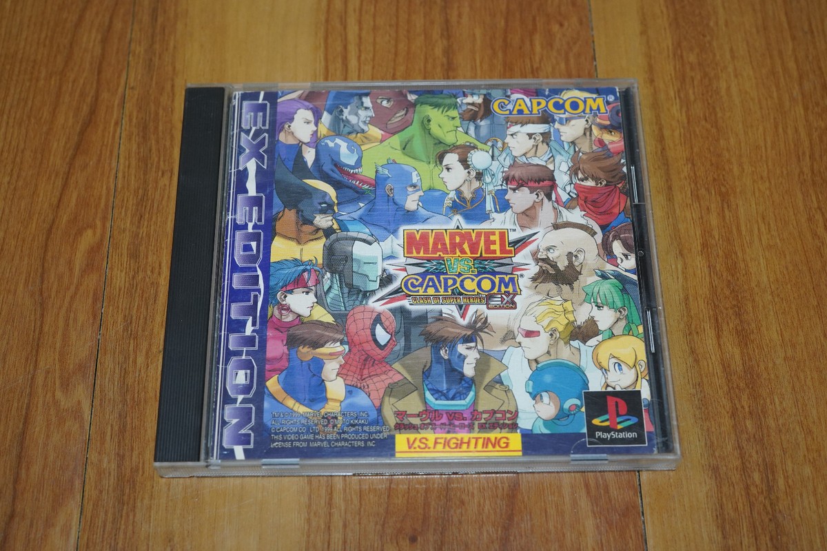 Marvel Vs. Capcom PS1 PlayStation Complete NTSC-J Japan Japanese