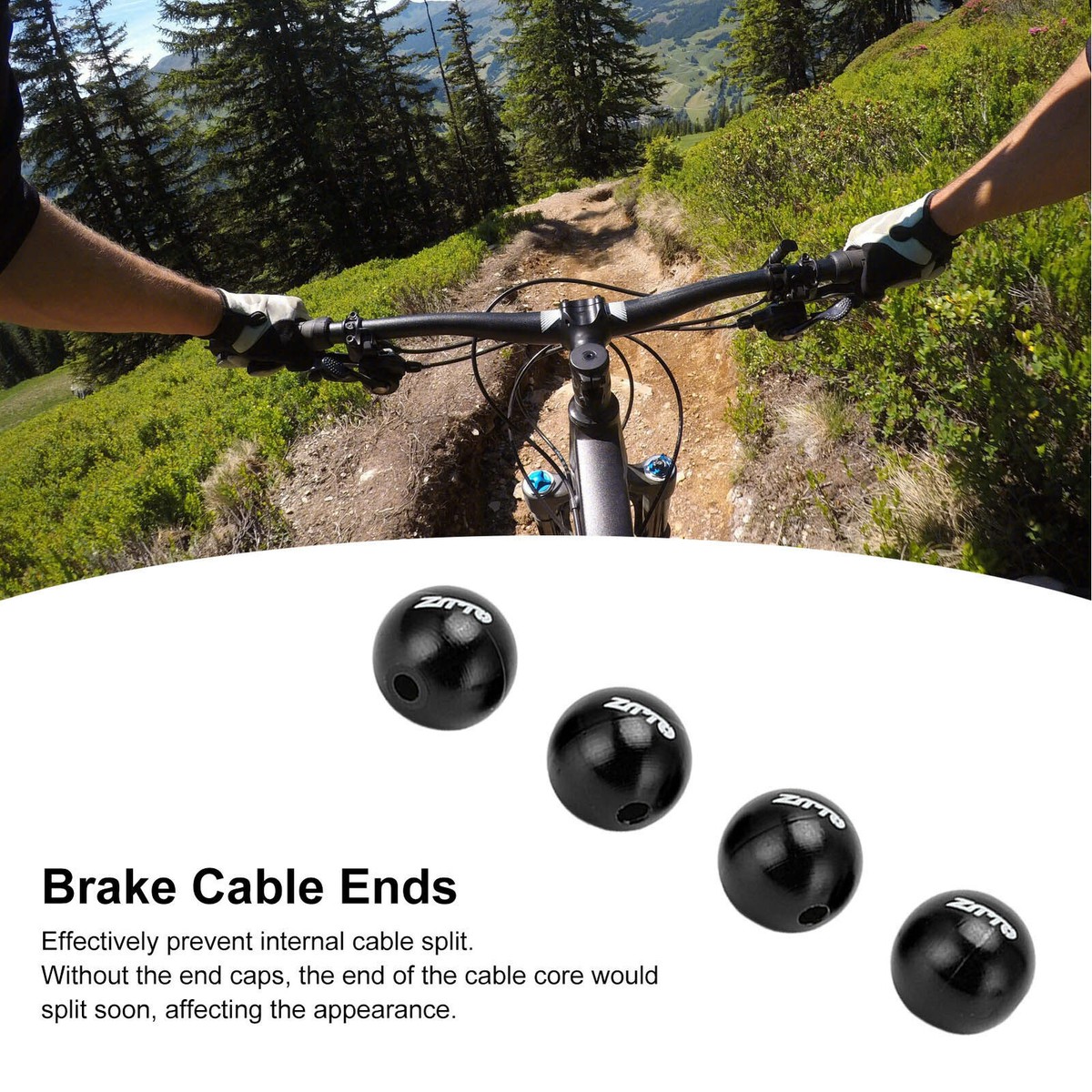 ZTTO Tappi A Sfera Per Estremità Del Cavo Della Bici Riutilizzabili Crimpature Per Estremita Del Cavo Del Freno Per Mountain Bike Bici Da Str 94400383 - Foto 8